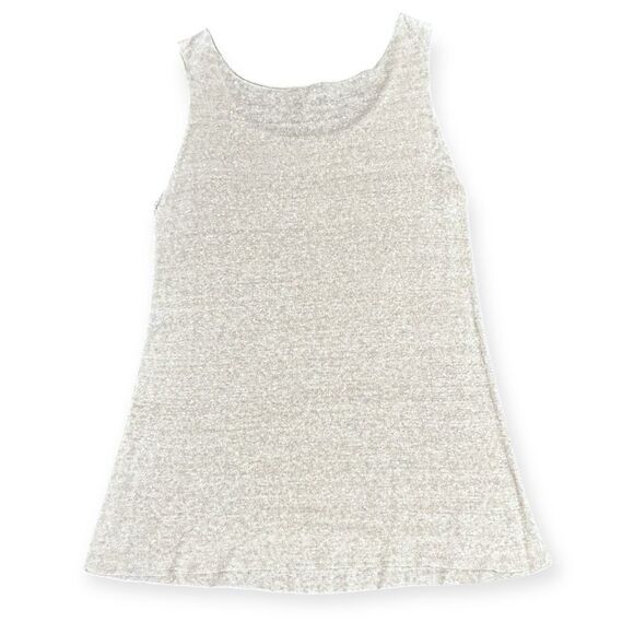 EILEEN FISHER Women’s Beige Textured Knit Linen Silk Blend Tank Top Size Small - Picture 2 of 5
